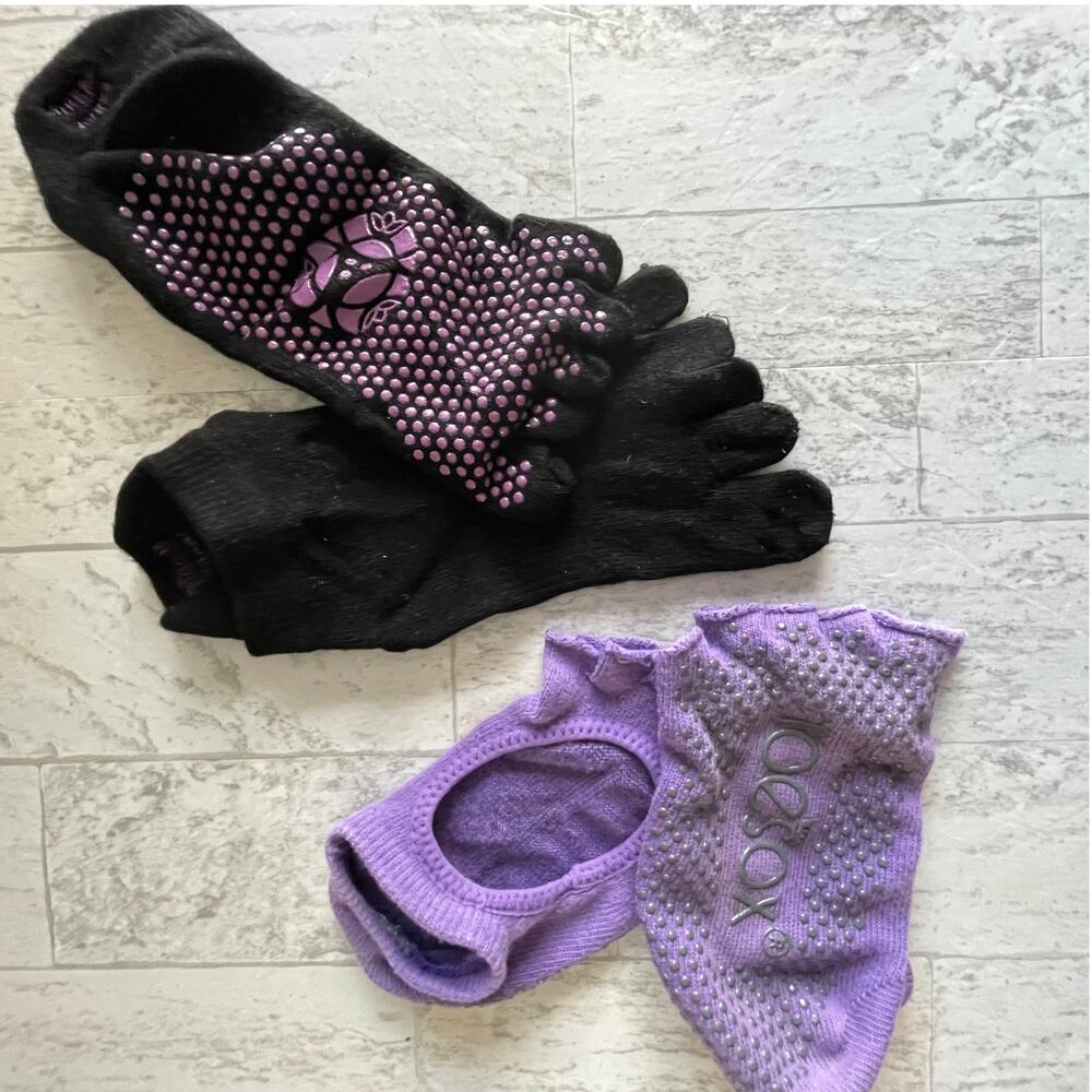 YOGA Toe Socks Bundle Small Medium